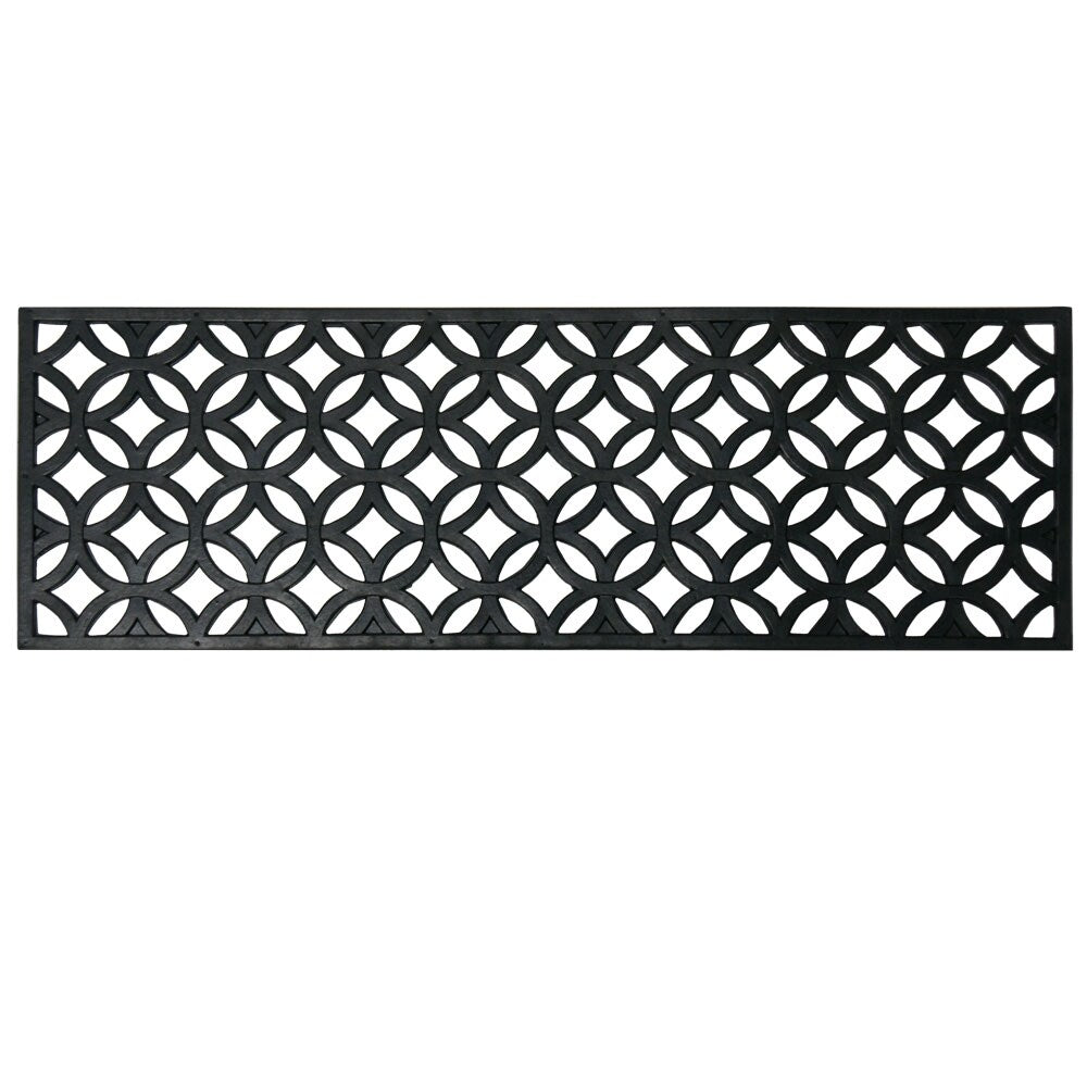 Rubber-Cal 6-Piece Azteca Indoor Outdoor Stair Treads Rubber Step Mats, 9.75 by 29.75-Inch - 9.75in x 29.75in