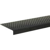 Rubber-Cal Coin-Grip Commercial Rubber Step Mat Stair Tread (Set of 6)