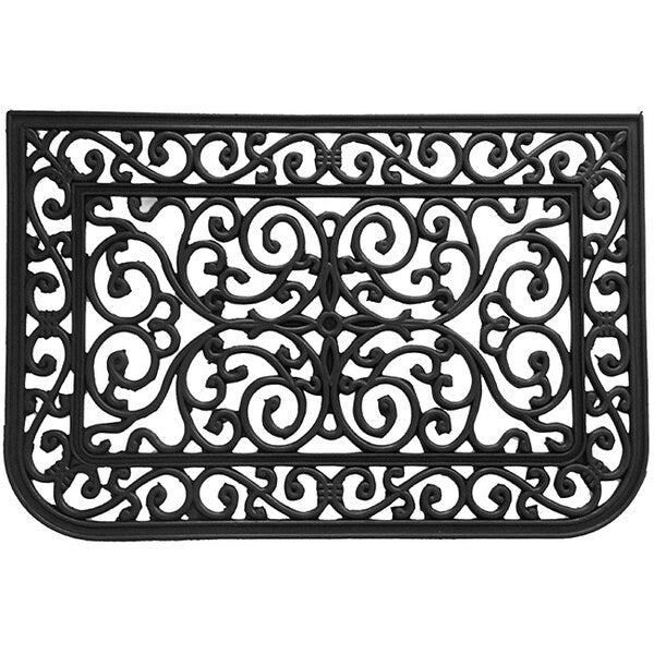 Rubber-Cal 'Liverpool' Rubber Cast Iron Entrance Mat
