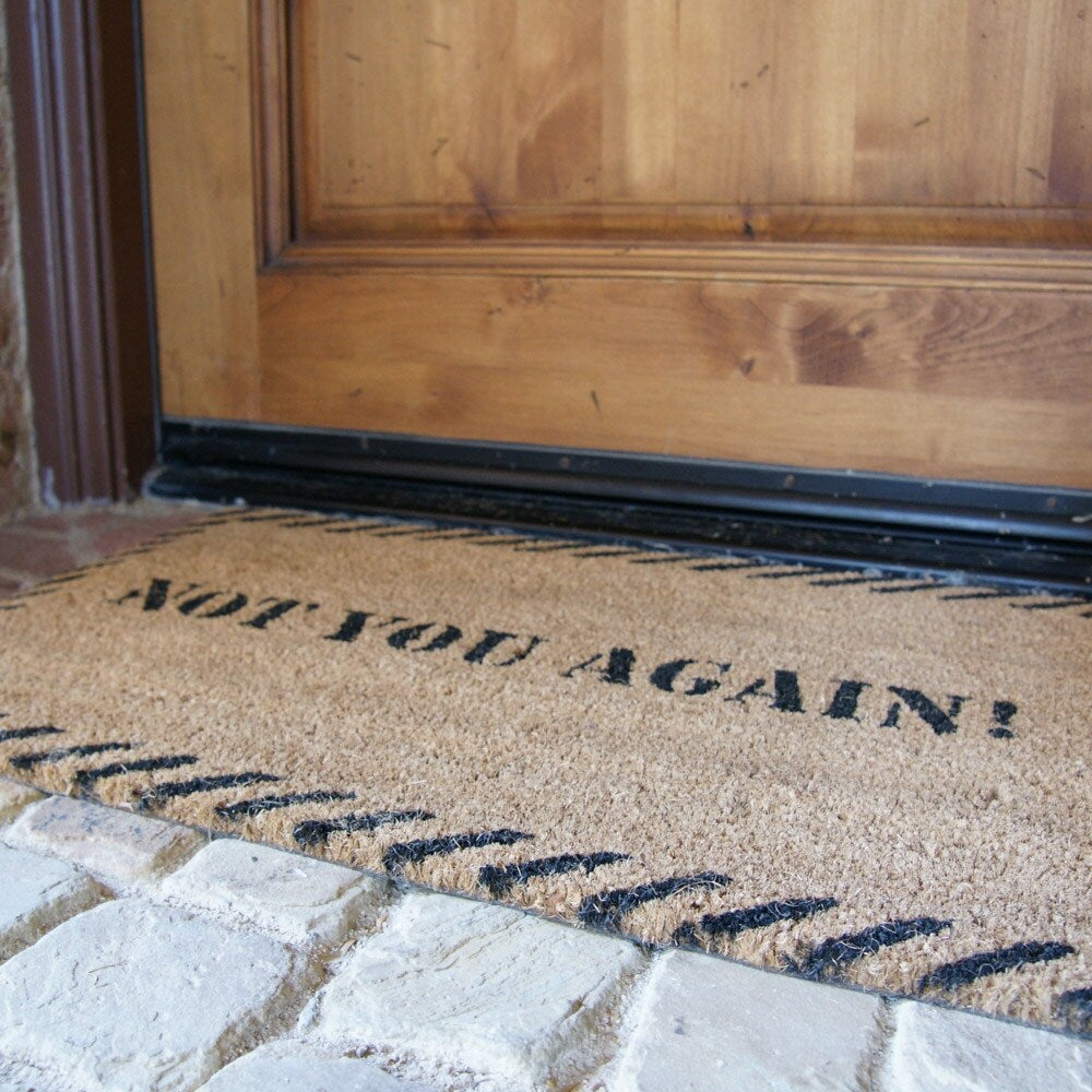 Rubber-Cal "Funny Dooormat Kit" - 2 Rude Doormats & 1 Boot Scraper