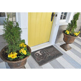 A1HC Welcome Owl Hoo's There Pin Entrance, Fun Designed Floor, Front Door Indoor