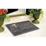 A1HC Welcome Owl Hoo's There Pin Entrance, Fun Designed Floor, Front Door Indoor