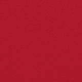 Ruby Red Outdoor Printed Leaves Bench Seat 48 x 18 in Red Ivory - 48" x 18" x 2.75"
