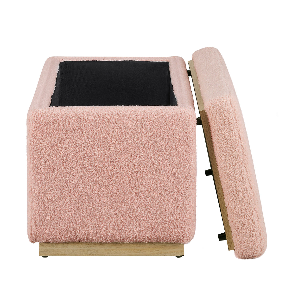 Rue Sherpa Rectangle Storage Ottoman