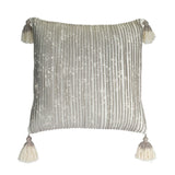Ruffled Pillow with Tassels (Set of 2)