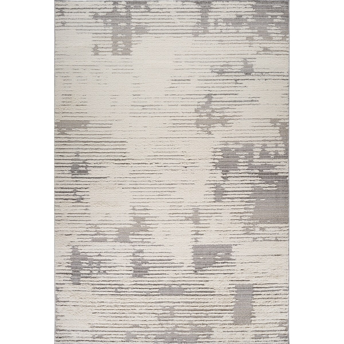 Rug Branch Abstract Modern Cream Grey Indoor Area Rug
