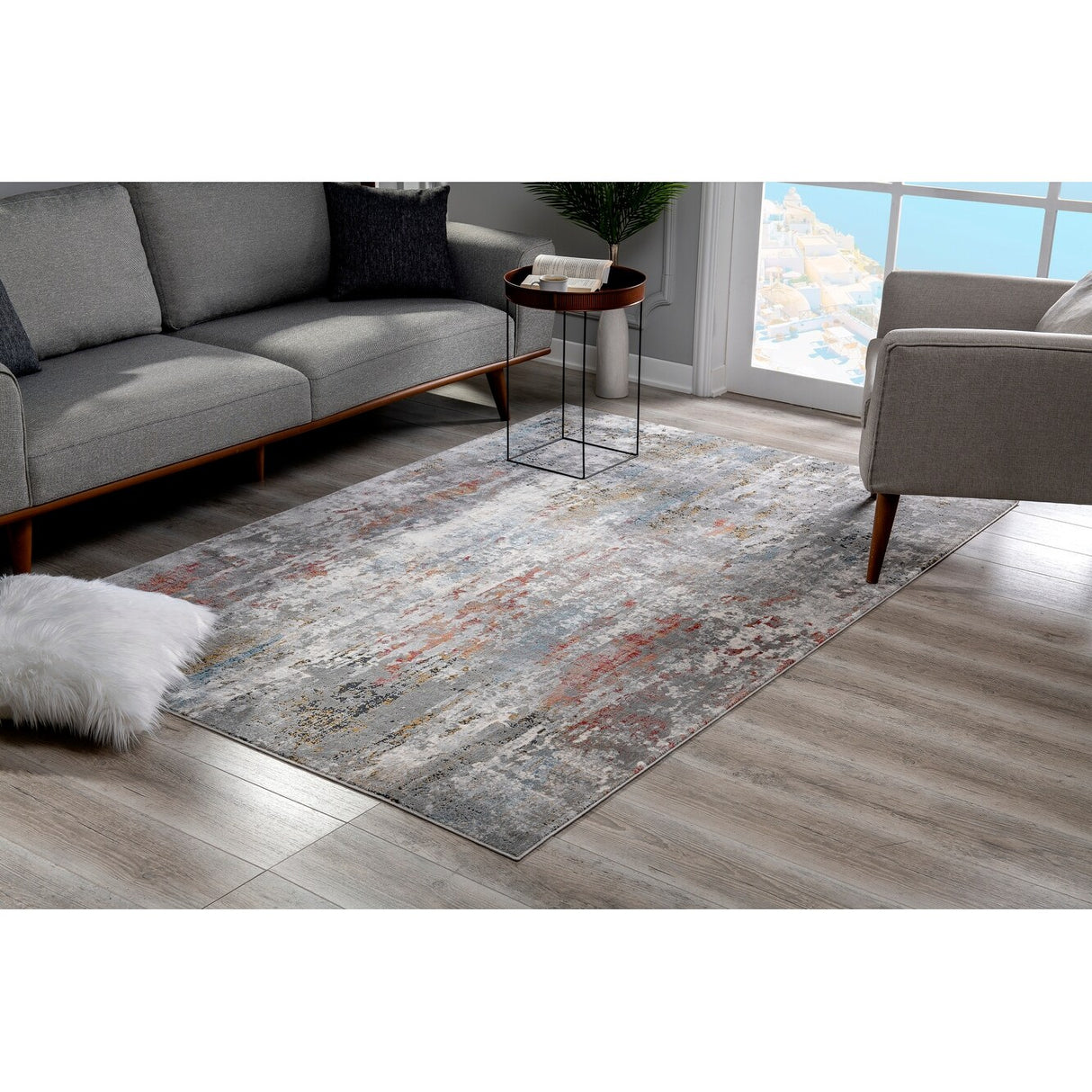 Rug Branch Capri Modern Area Rug and Runner, Multicolor