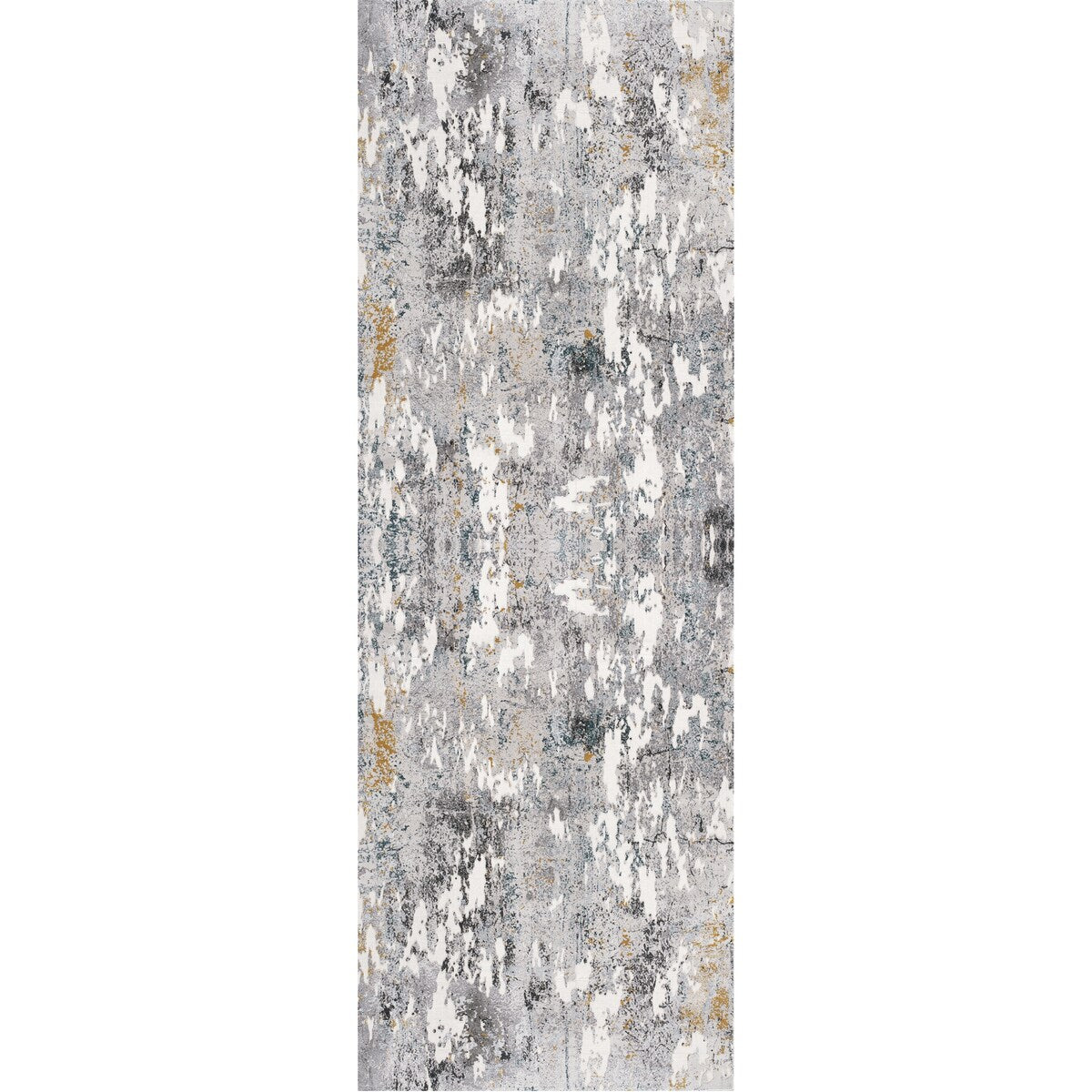 Rug Branch Modern Abstract Beige Blue Indoor Area/Runner Rug
