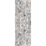 Rug Branch Modern Abstract Beige Blue Indoor Area/Runner Rug