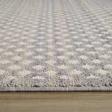 Rug Branch Modern Moroccan Geometric Grey Beige Indoor Area Rug