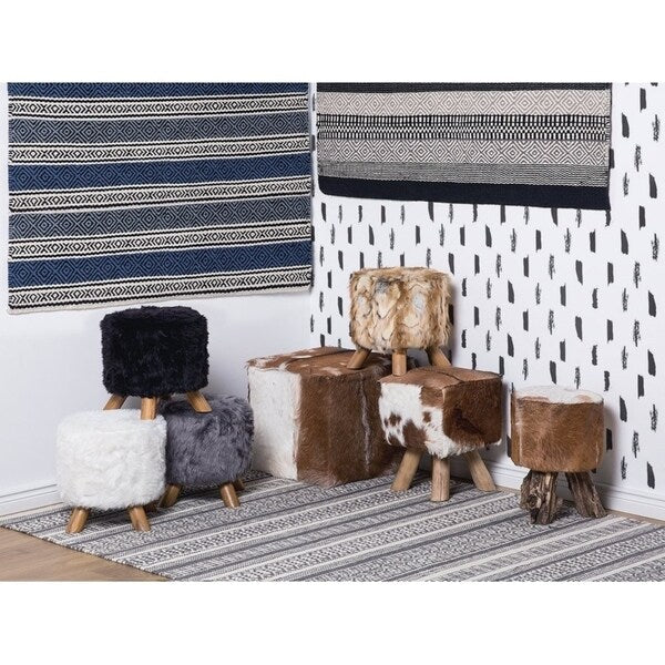 Rug - Carpet - Hand Tufted - 160x230 cm - Blue and Grey - PATNOS - 5'3 x 7'6