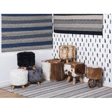 Rug - Carpet - Hand Tufted - 160x230 cm - Blue and Grey - PATNOS - 5'3 x 7'6