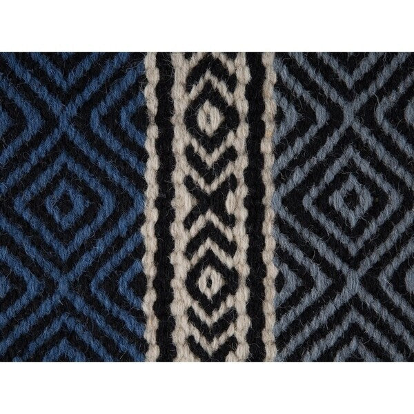 Rug - Carpet - Hand Tufted - 160x230 cm - Blue and Grey - PATNOS - 5'3 x 7'6