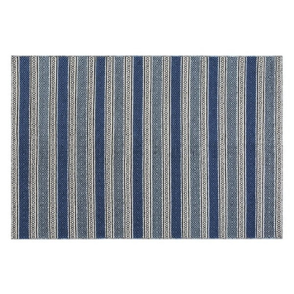 Rug - Carpet - Hand Tufted - 160x230 cm - Blue and Grey - PATNOS - 5'3 x 7'6