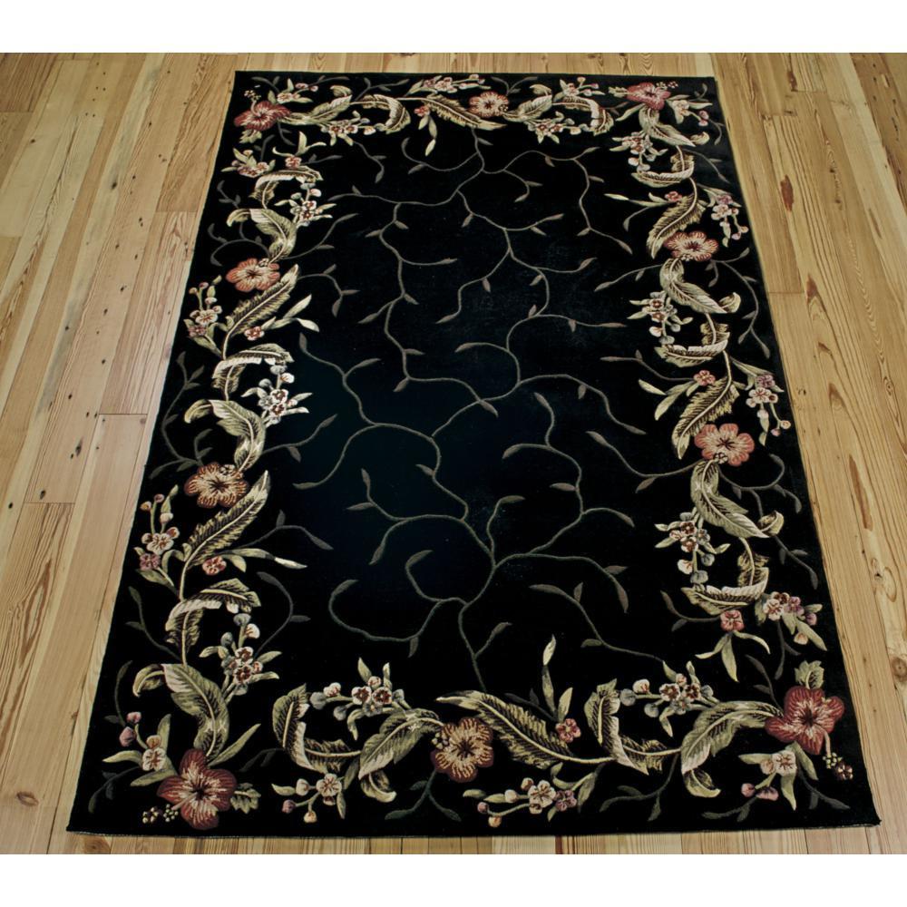Rug Squared Beaumont Black Rug - 7'6" x 9'6"