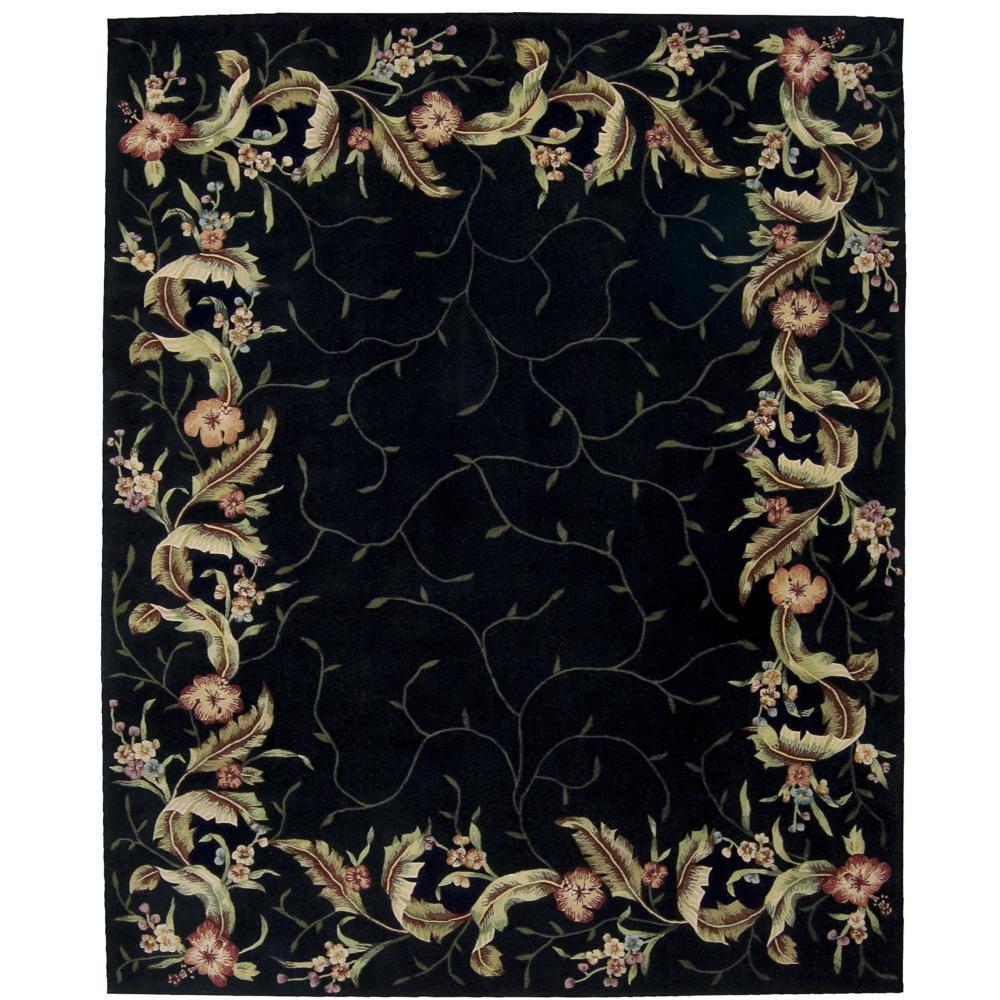 Rug Squared Beaumont Black Rug - 7'6" x 9'6"