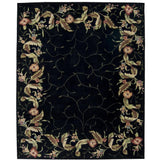 Rug Squared Beaumont Black Rug - 7'6" x 9'6"