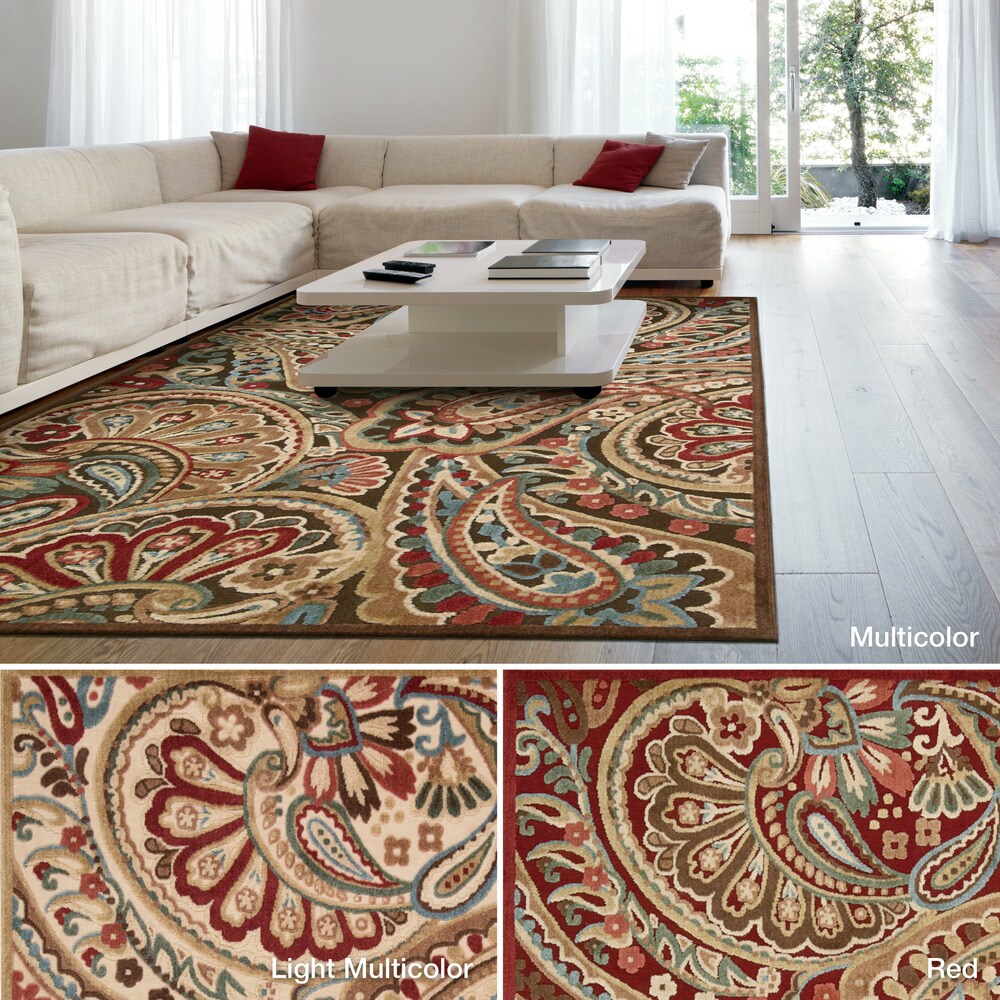 Rug Squared Corona Paisley Area Rug (7'9 x 10'10 )