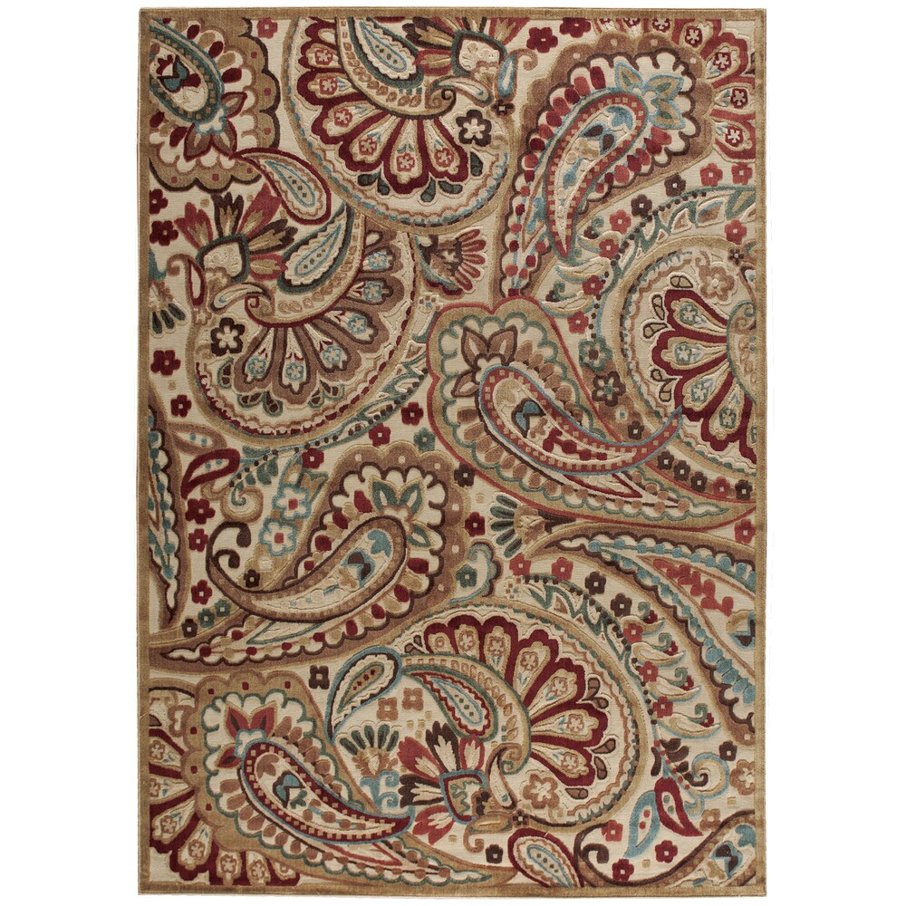 Rug Squared Corona Paisley Area Rug (7'9 x 10'10 )