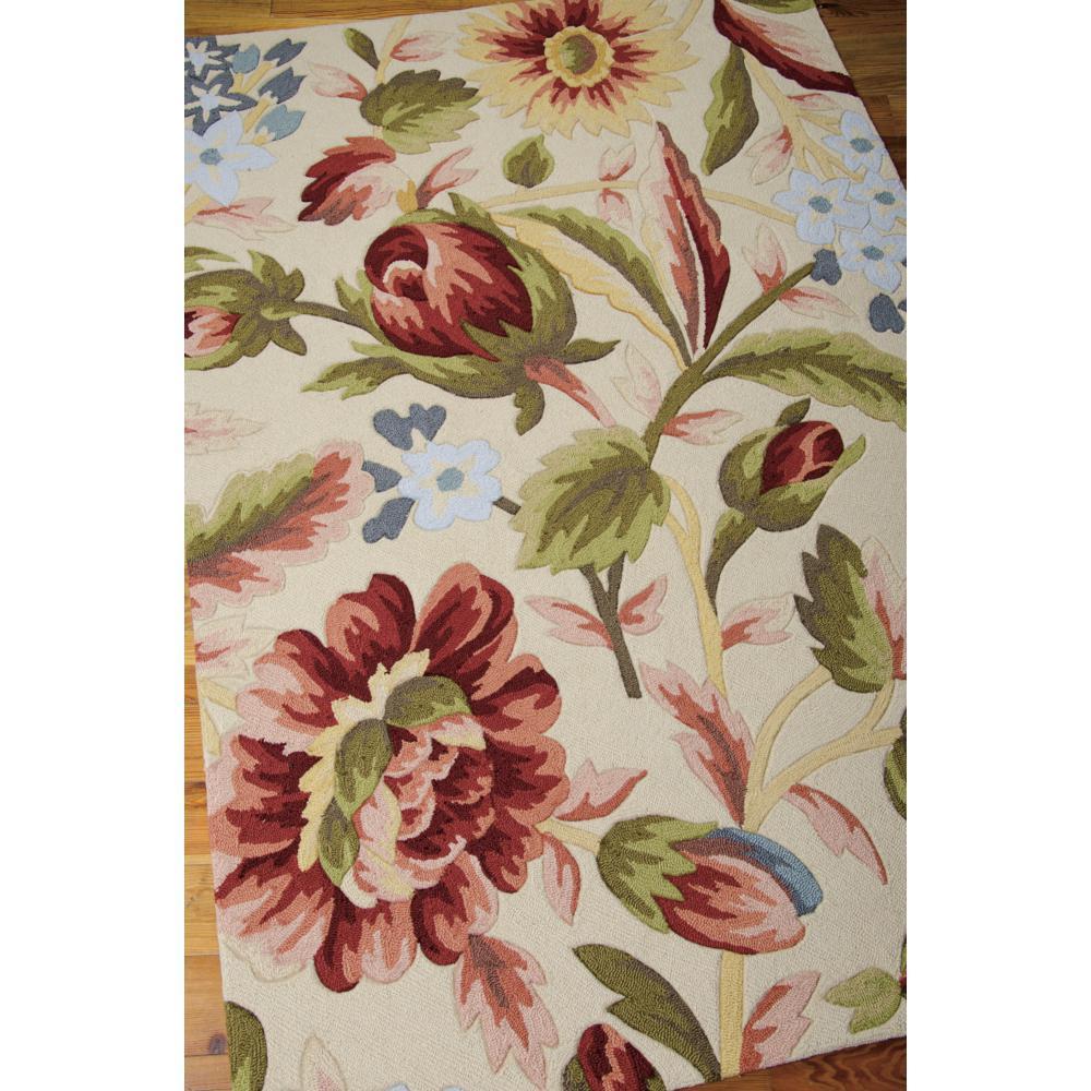 Rug Squared Laurel Ivory Rug - 1'9" x 2'9"