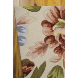 Rug Squared Laurel Ivory Rug - 1'9" x 2'9"
