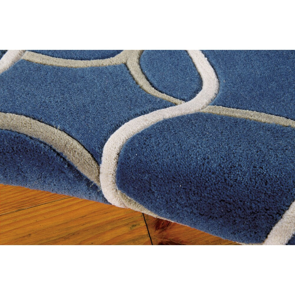 Rug Squared Marietta Denim Area Rug (3'6X5'6) - 3'6" x 5'6"