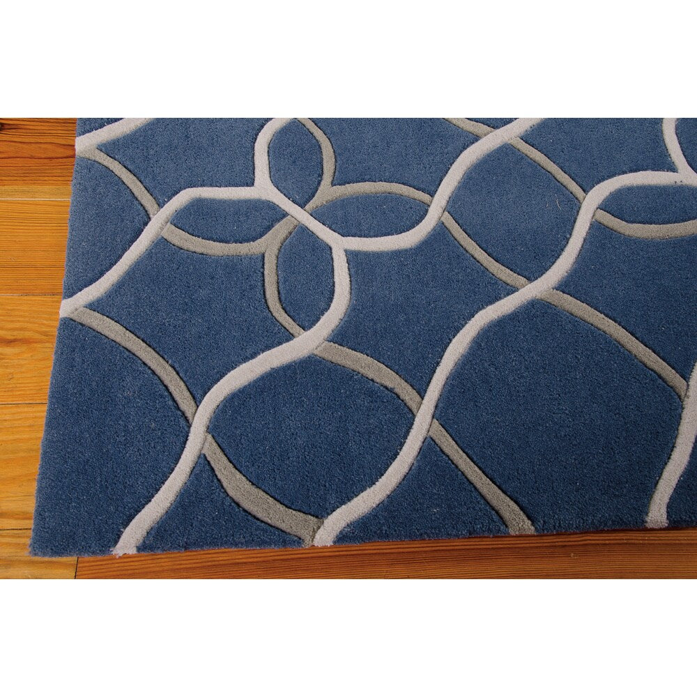 Rug Squared Marietta Denim Area Rug (3'6X5'6) - 3'6" x 5'6"