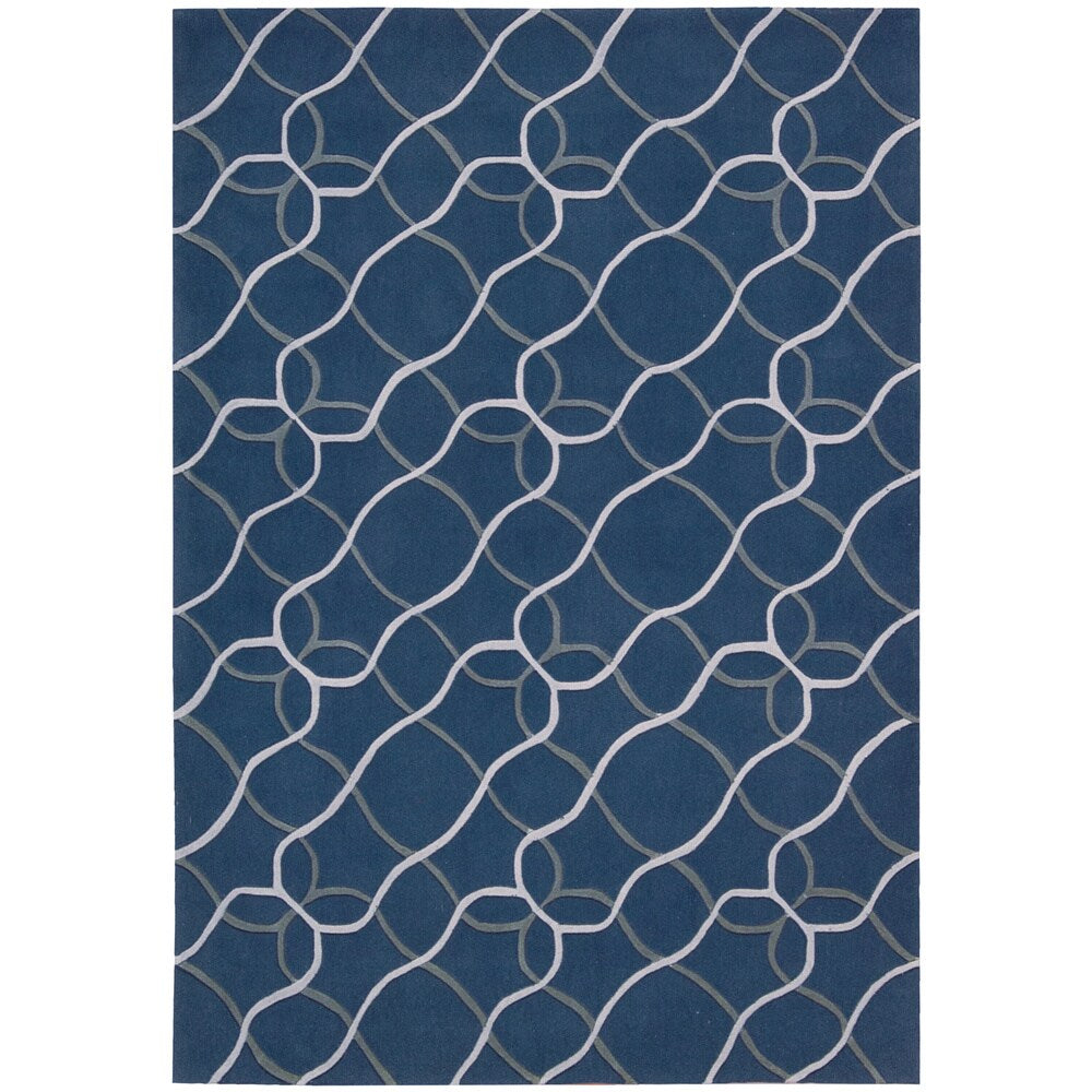 Rug Squared Marietta Denim Area Rug (3'6X5'6) - 3'6" x 5'6"