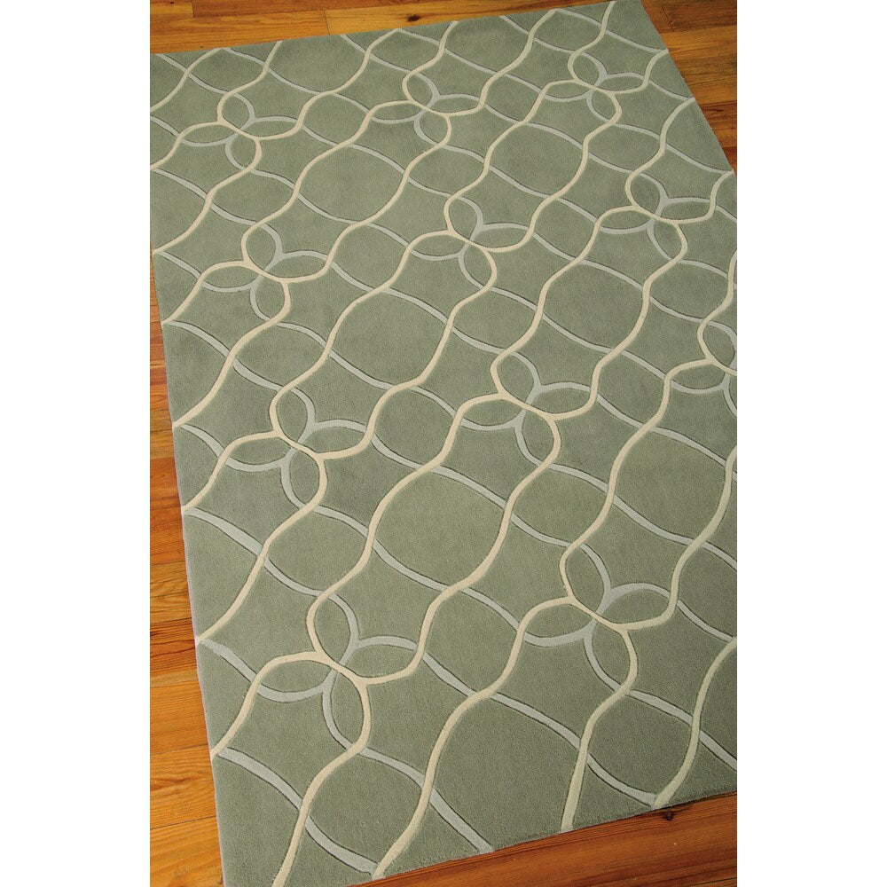 Rug Squared Marietta Sage Area Rug (7'3X9'3) - 7'3" x 9'3"