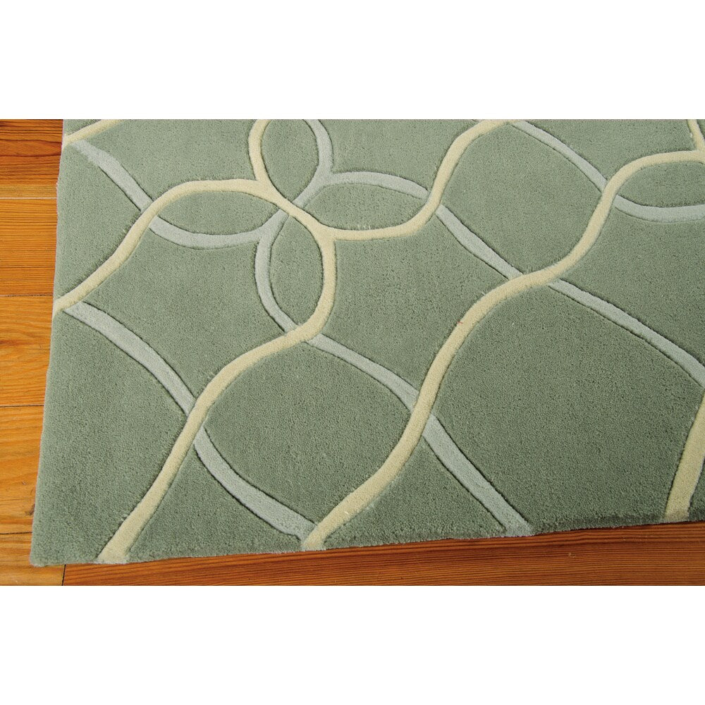Rug Squared Marietta Sage Area Rug (7'3X9'3) - 7'3" x 9'3"