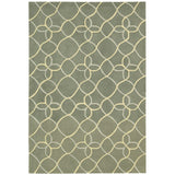 Rug Squared Marietta Sage Area Rug (7'3X9'3) - 7'3" x 9'3"