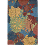 Rug Squared Melbourne Floral Indoor/Outdoor Area Rug (10' x 13') - 10' x 13'