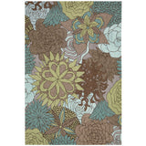 Rug Squared Melbourne Floral Indoor/Outdoor Area Rug (10' x 13') - 10' x 13'