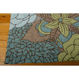 Rug Squared Melbourne Floral Indoor/Outdoor Area Rug (10' x 13') - 10' x 13'