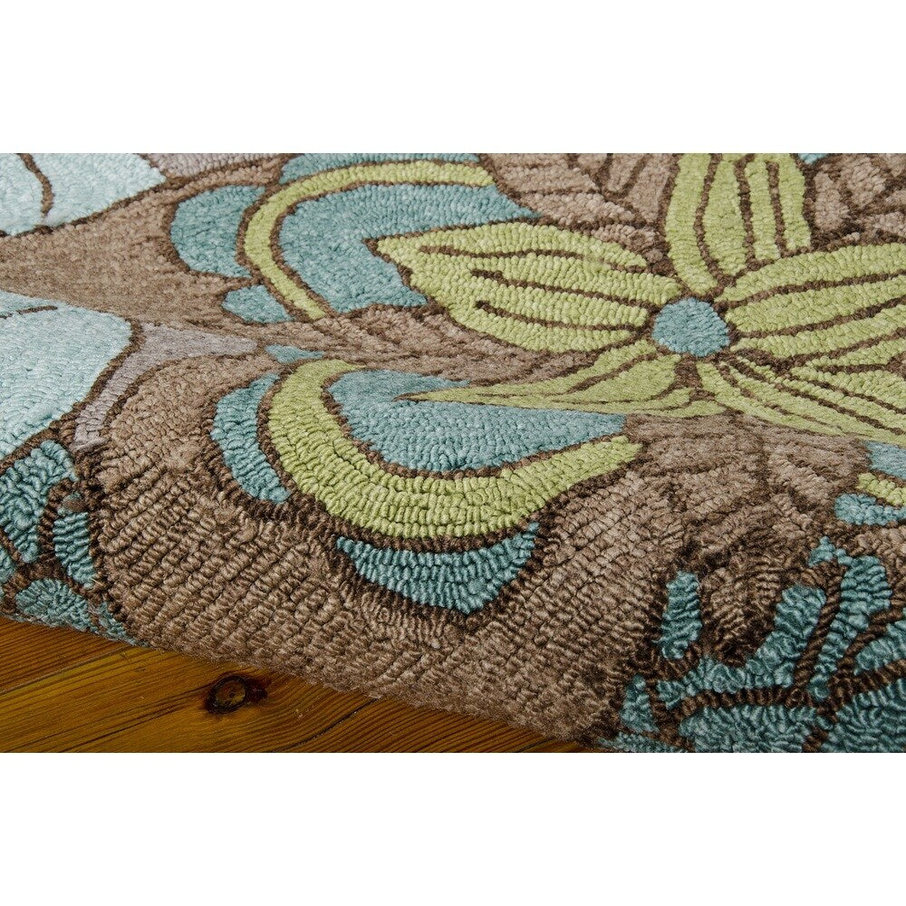 Rug Squared Melbourne Floral Indoor/Outdoor Area Rug (10' x 13') - 10' x 13'