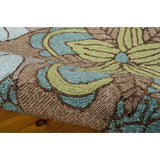 Rug Squared Melbourne Floral Indoor/Outdoor Area Rug (10' x 13') - 10' x 13'