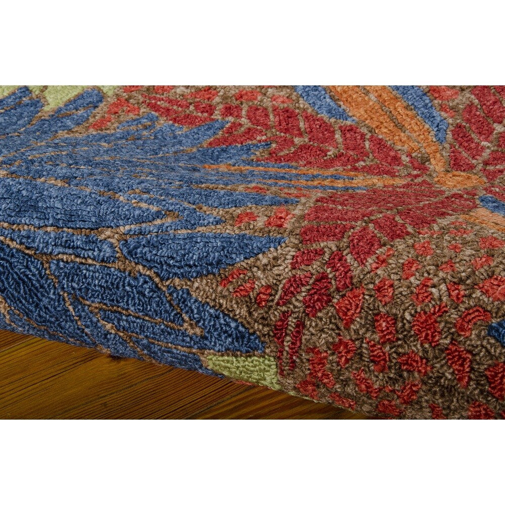 Rug Squared Melbourne Floral Indoor/Outdoor Area Rug (10' x 13') - 10' x 13'