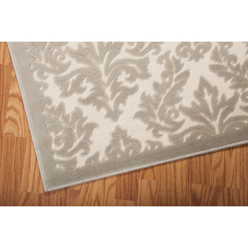 Rug Squared Montrose Ivory Silver Rug - 7'6" x 9'6"