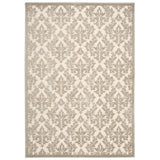 Rug Squared Montrose Ivory Silver Rug - 7'6" x 9'6"