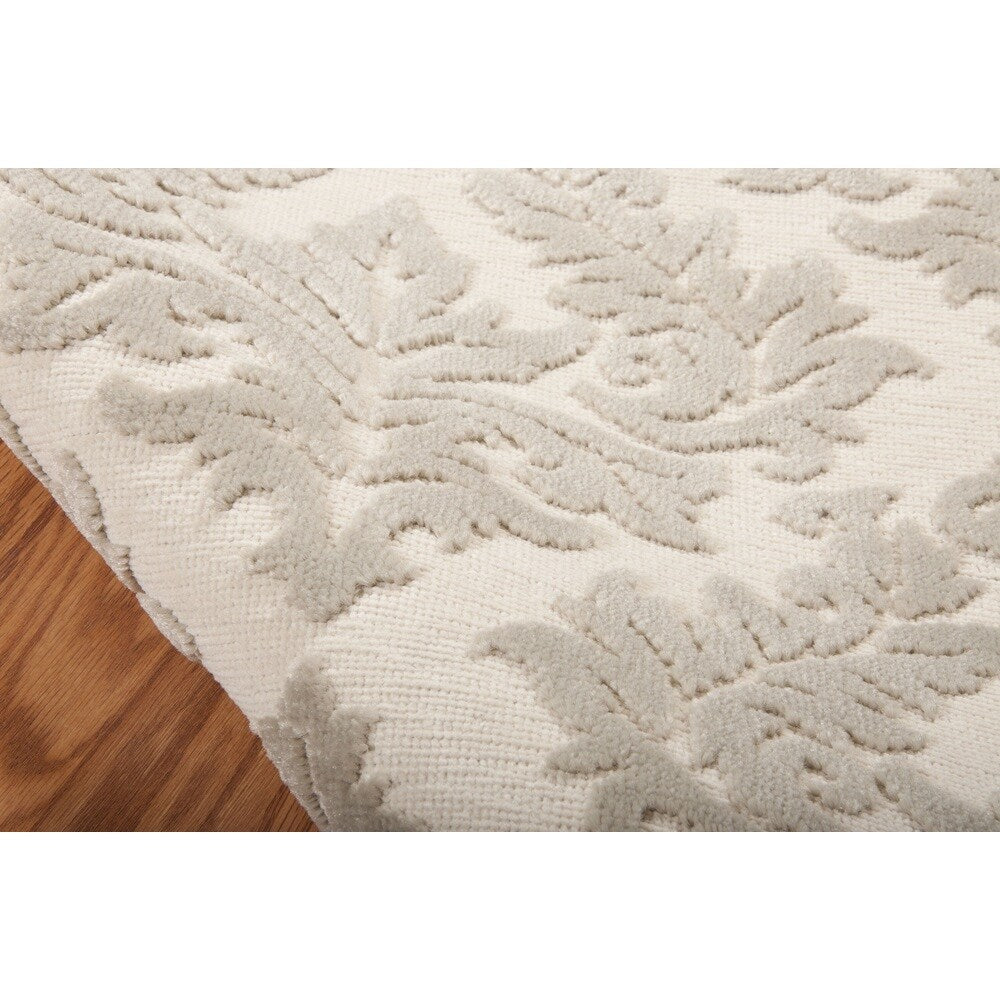 Rug Squared Montrose Ivory Silver Rug - 7'6" x 9'6"