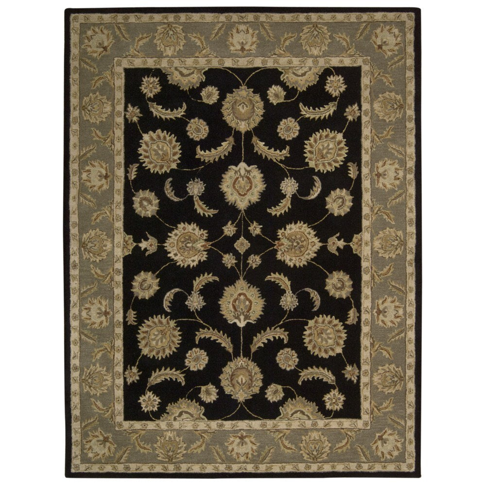 Rug Squared Worcester Black Rug (8' x 10'6) - 8' x 10'6"