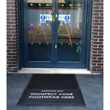 RugSmith Large Layered Rubber Sanitizer Doormat, Tray, and Foam Insert, 36" x 60" - 36" x 60"