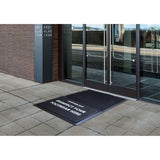 RugSmith Large Layered Rubber Sanitizer Doormat, Tray, and Foam Insert, 36" x 60" - 36" x 60"