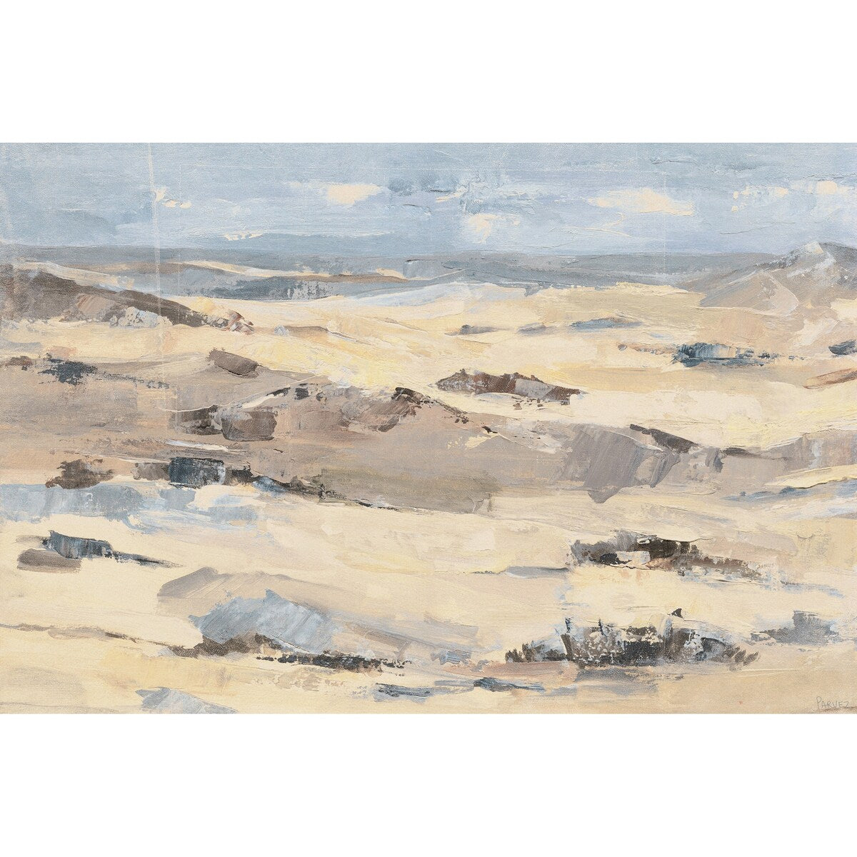 Rugged Print on Wrapped Canvas