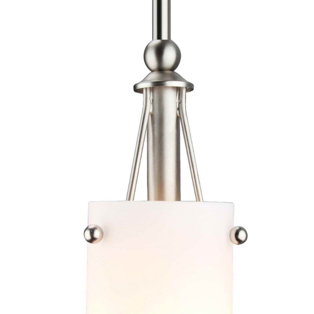 Runnells 1 - Light Single Cylinder Pendant - Brushed Nickel