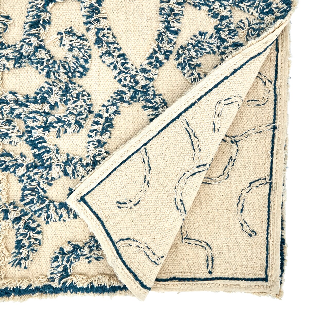 Runner Rug With Tufted Design
