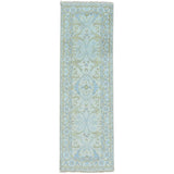 Runner Washed Out Oushak Handmade Oriental Rug