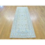Runner Washed Out Oushak Handmade Oriental Rug