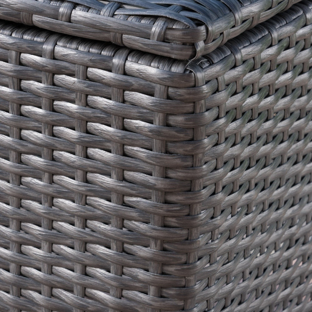 Rupert Outdoor Wicker Storage Unit by Christopher Knight Home