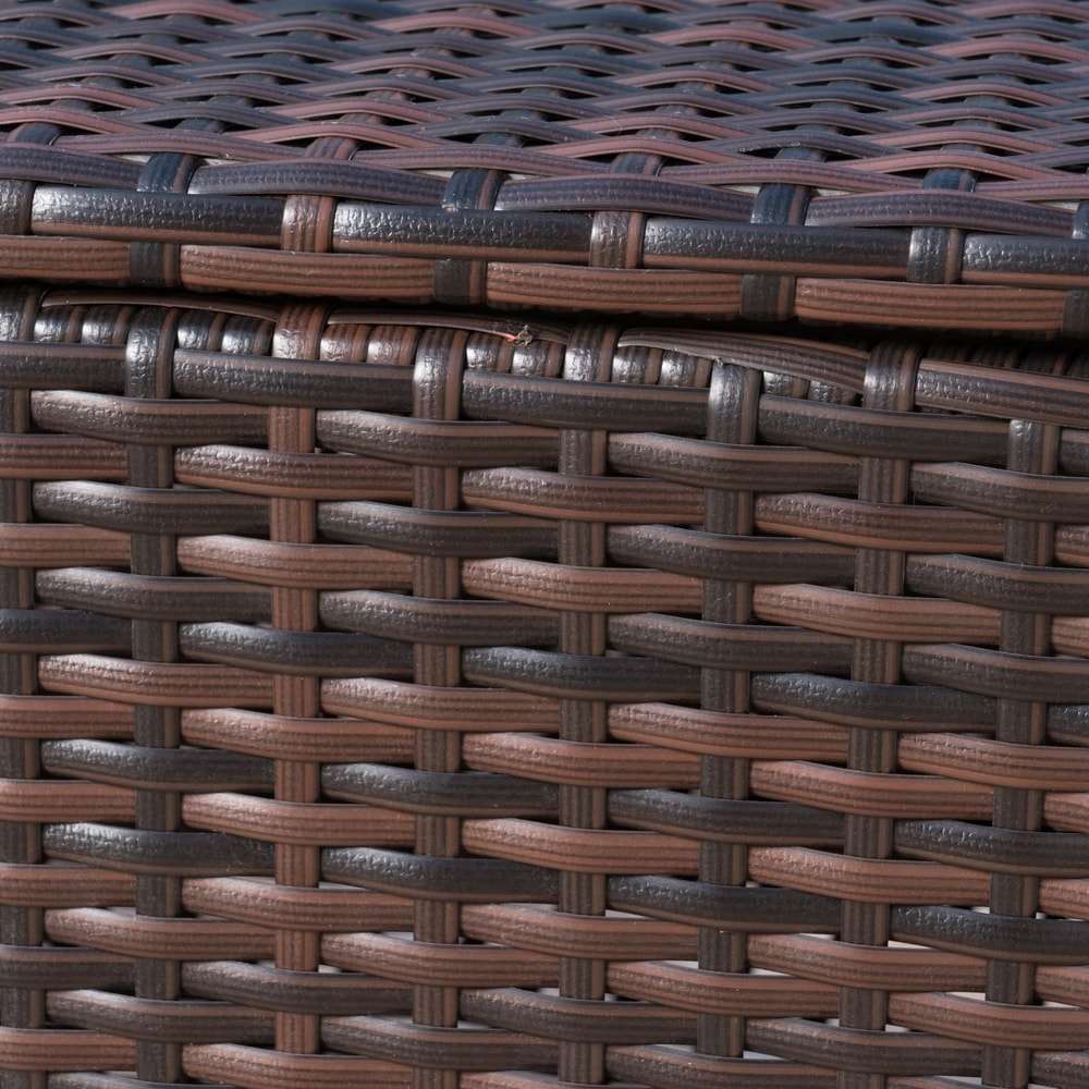 Rupert Outdoor Wicker Storage Unit by Christopher Knight Home